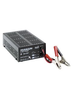 Mascot 2047 24V/5A 3-Step Switch Mode SLA Battery Charger with timer, fixed EU mains lead