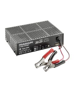 Mascot 2944 24V/10A 3-Step Switch Mode SLA Battery Charger with Microprocessor, fixed EU mains lead