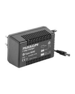 Mascot 9641 12V/2.7A 3-Step Switch Mode SLA Battery Charger with timer, fixed EU plug