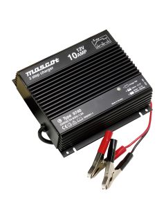 Mascot 9740 24V/5A 3-Step Switch Mode SLA Battery Charger with timer, fixed EU mains lead IP67 