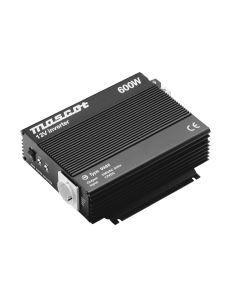 Mascot 9986 600W 12V DC to 230V AC Inverter with EU Socket/Terminal Blocks and modified sine wave output