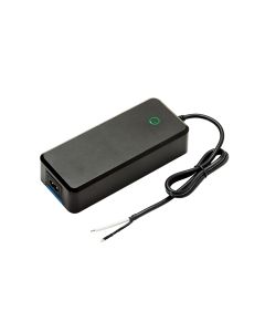4340 LiFePO4 Charger, 90-264VAC, 12 cell, 1.8A, 2-pin IEC 320, current detection and unterminated output leads