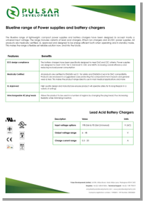 Blueline information sheet